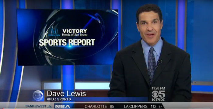 Dave Lewis on CBS 5
